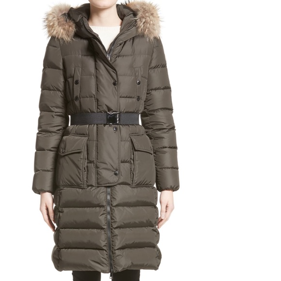Down Quilted Fox Fur Puffer Coat 